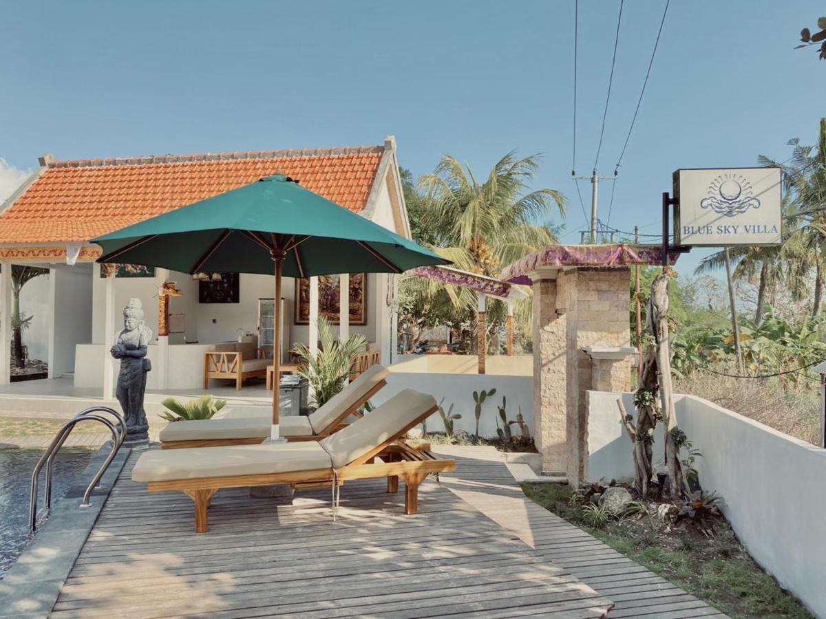 Blue Sky Villa Ceningan Lembongan Exteriör bild