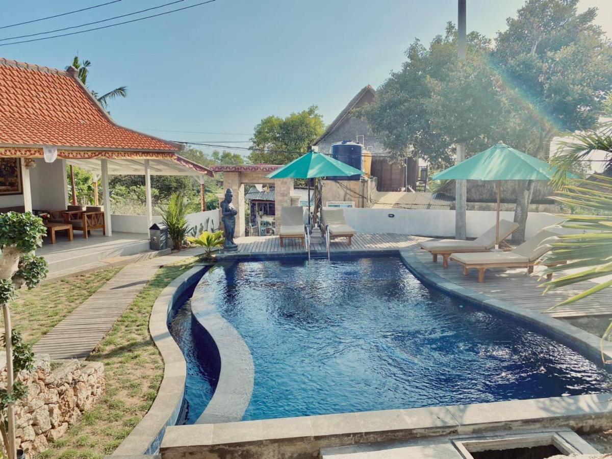 Blue Sky Villa Ceningan Lembongan Exteriör bild