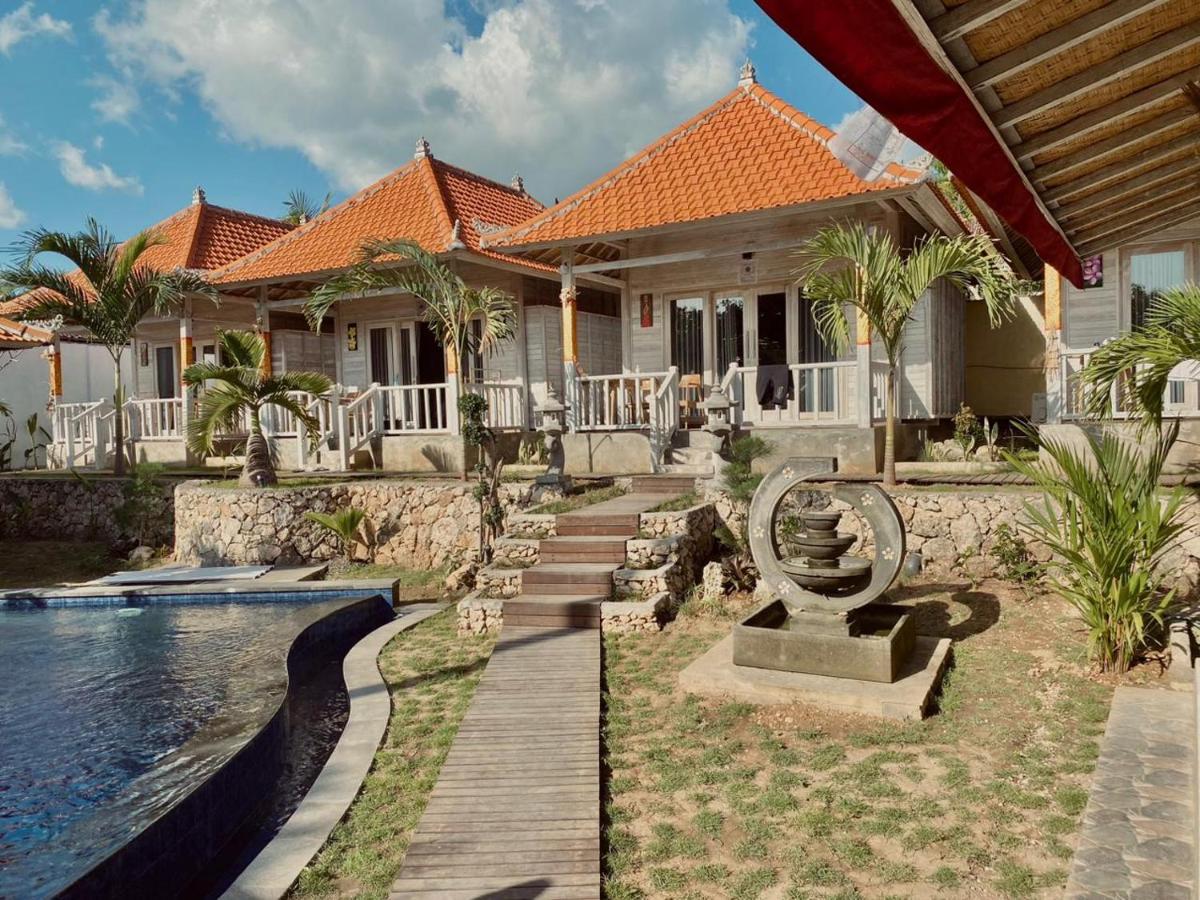 Blue Sky Villa Ceningan Lembongan Exteriör bild