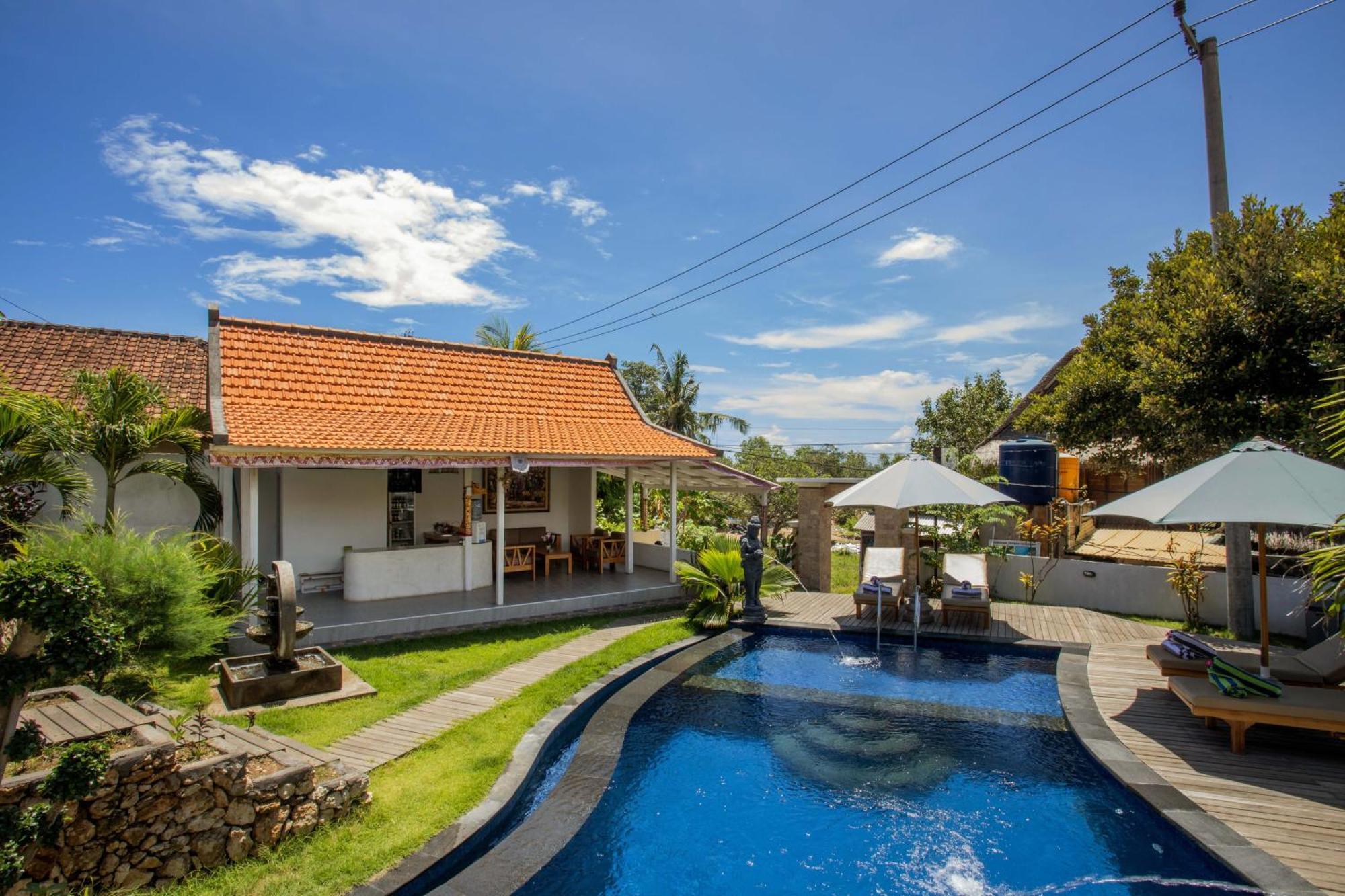 Blue Sky Villa Ceningan Lembongan Exteriör bild