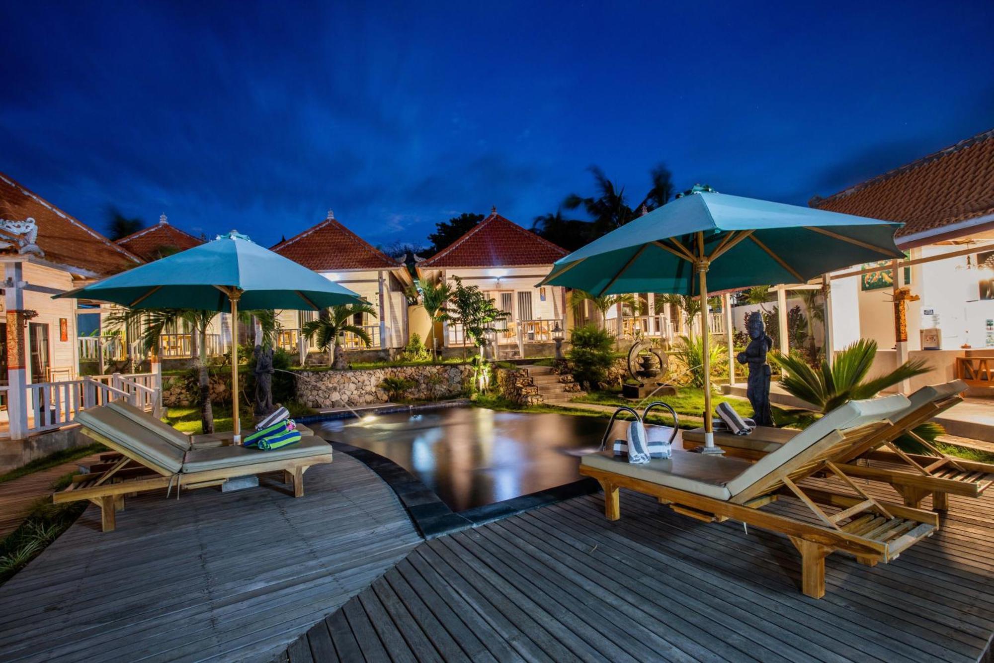 Blue Sky Villa Ceningan Lembongan Exteriör bild