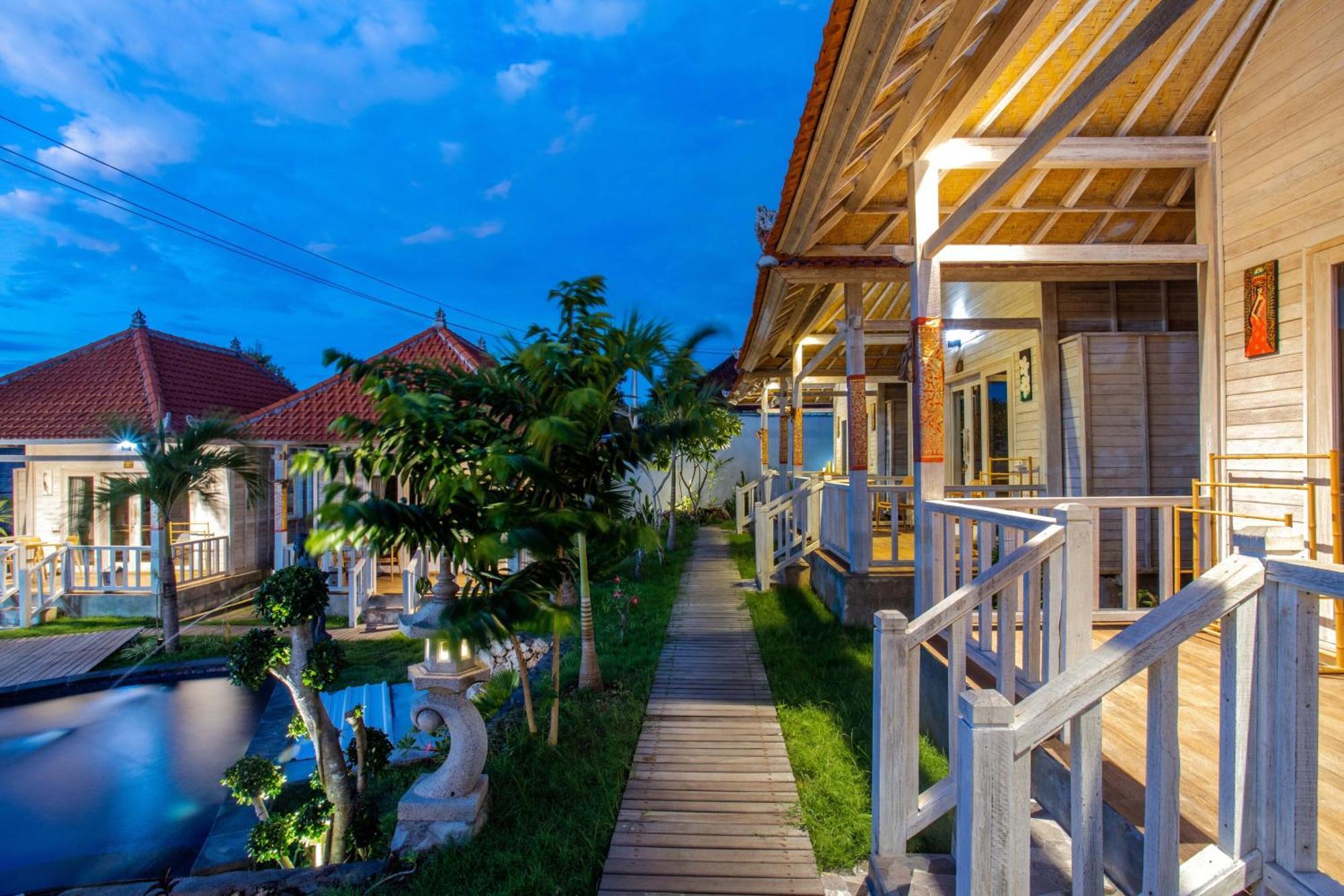 Blue Sky Villa Ceningan Lembongan Exteriör bild