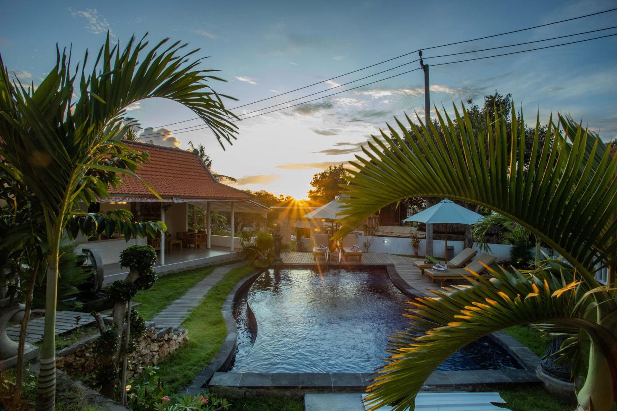 Blue Sky Villa Ceningan Lembongan Exteriör bild