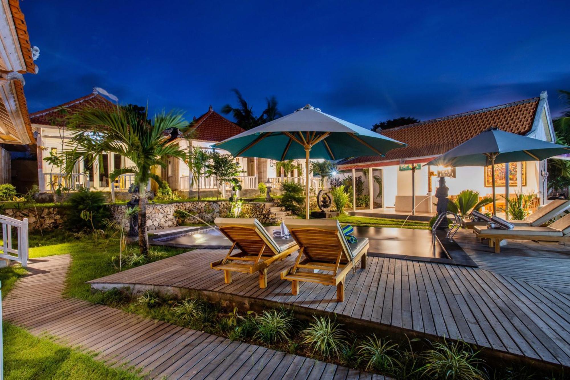 Blue Sky Villa Ceningan Lembongan Exteriör bild