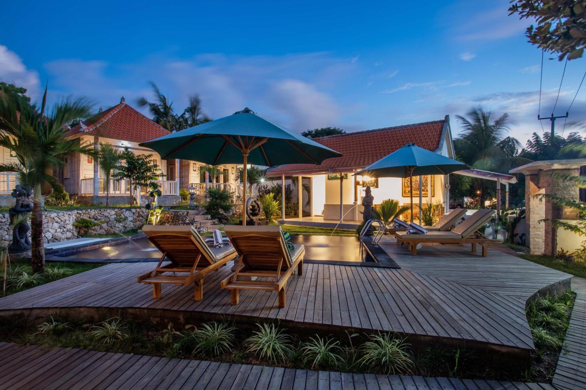 Blue Sky Villa Ceningan Lembongan Exteriör bild