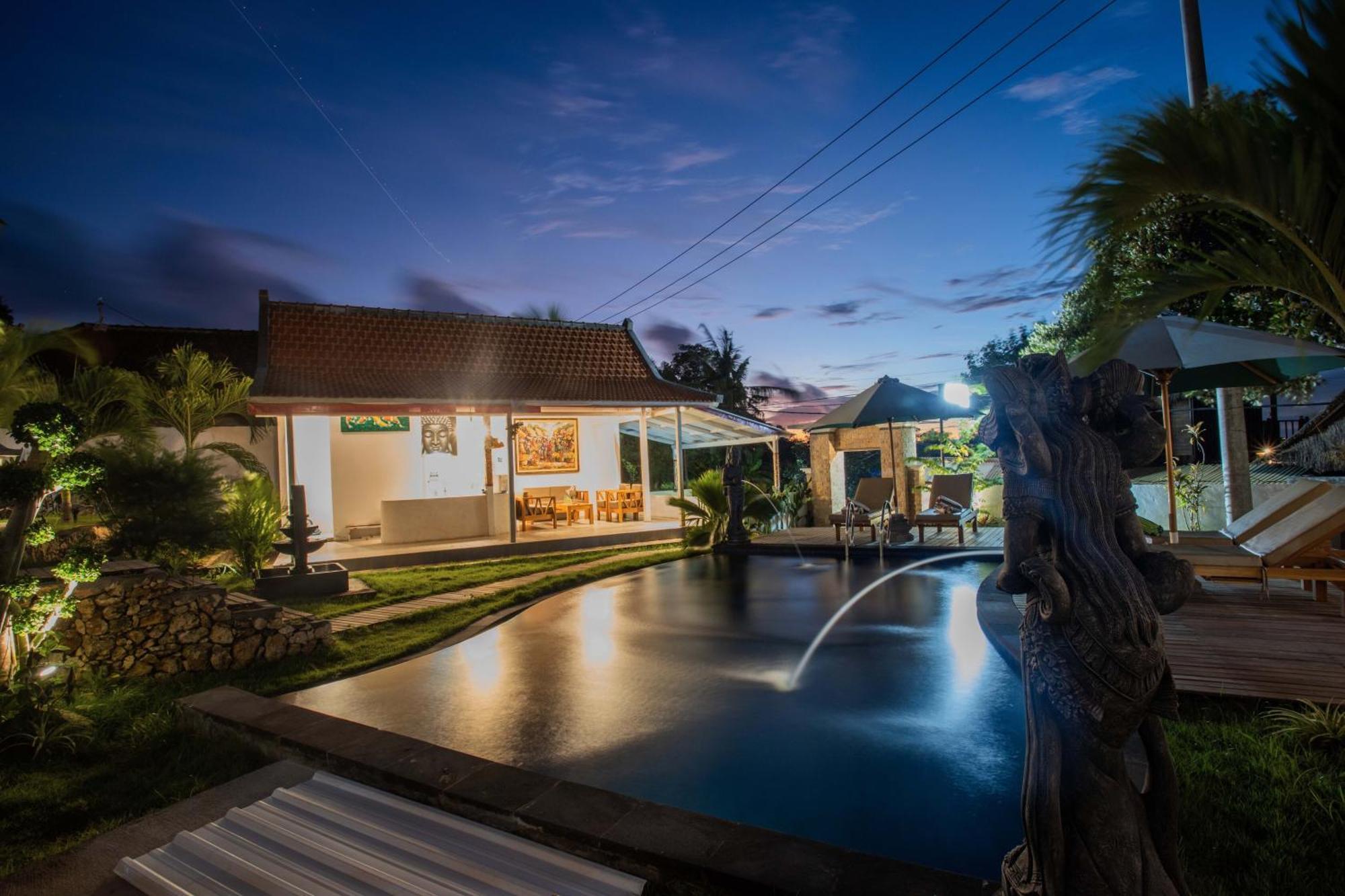 Blue Sky Villa Ceningan Lembongan Exteriör bild